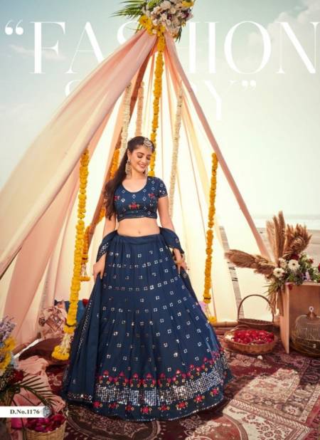 Blue Colour Shagun Shree Star New Latest Designer Ethnic wear Exclusive Net Lehenga Choli Collection 1176